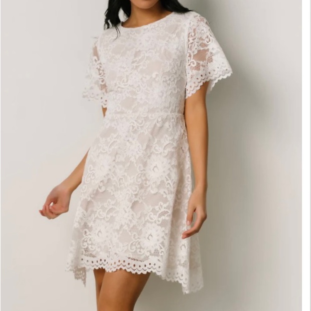 Baltic Born Aasha Lace Short dress. Never worn, Size L.